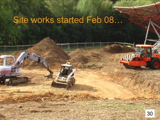 Site works started Feb 08… 