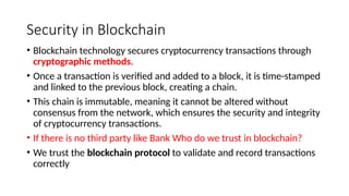 Zero Knowledge Proof and Block Chain Technology.pptx