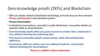 Zero Knowledge Proof and Block Chain Technology.pptx