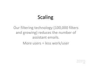 Competition: Email Clients
MailBoxApp, PostBox, MailBird, MinBox, etc

    Slightly better UI, same problems.
      Not optimized for productivity.
 