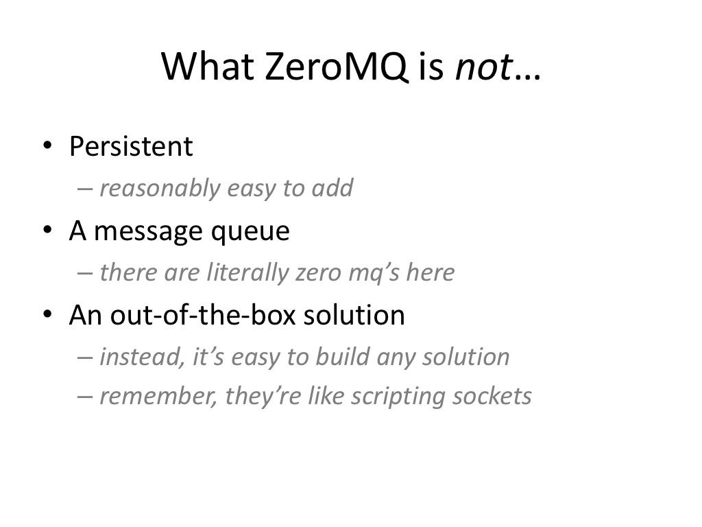 ZeroMQ Super Sockets by J2 Labs