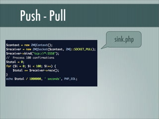 Push - Pull
              sink.php
 