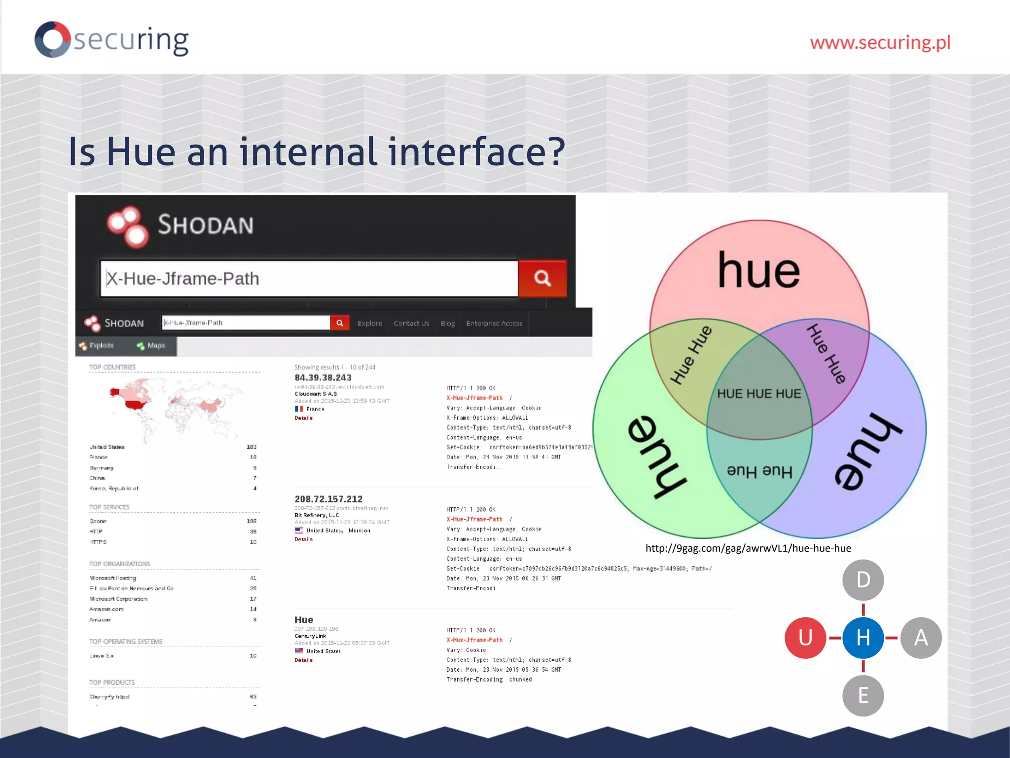 Is Hue an internal interface? H D A E U http://9gag.com/gag/awrwVL1/hue-hue-hue 