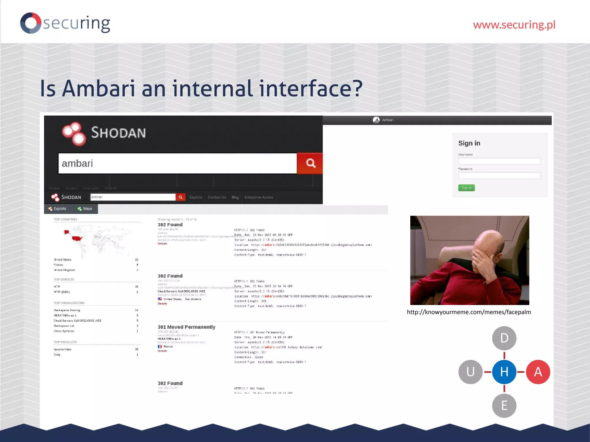 Is Ambari an internal interface? H D A E U http://knowyourmeme.com/memes/facepalm 