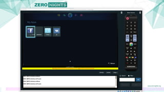 SAMSUNG SMARTTV: HOW-TO TO CREATING INSECURE
DEVICE IN TODAY’S WORLD
 