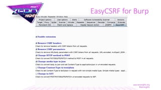 EasyCSRF for Burp
 
