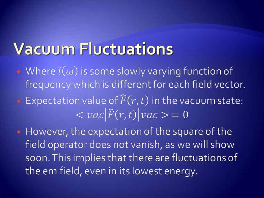 Zero Point Energy And Vacuum Fluctuations Effects