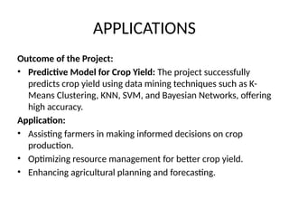 ZEROTH REVIEW - Predictive Analytics for Crop Yield Using Data Mining ...