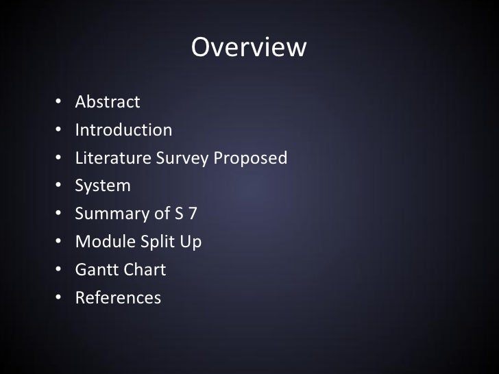 Literature review zigbee
