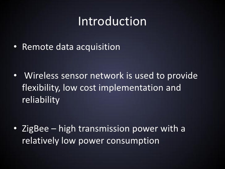 Literature review zigbee