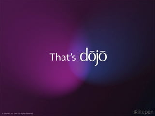Zero To Dojo