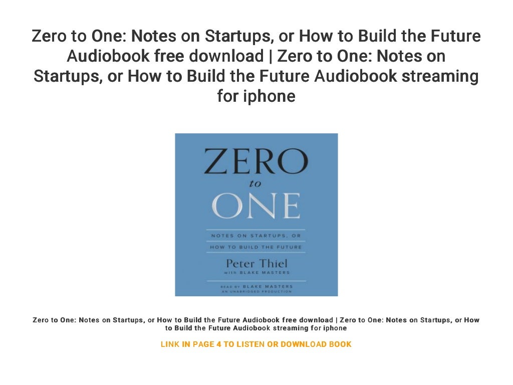 free for mac download Zero to One