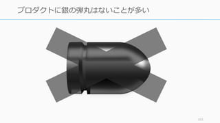 103
プロダクトに銀の弾丸はないことが多い
 
