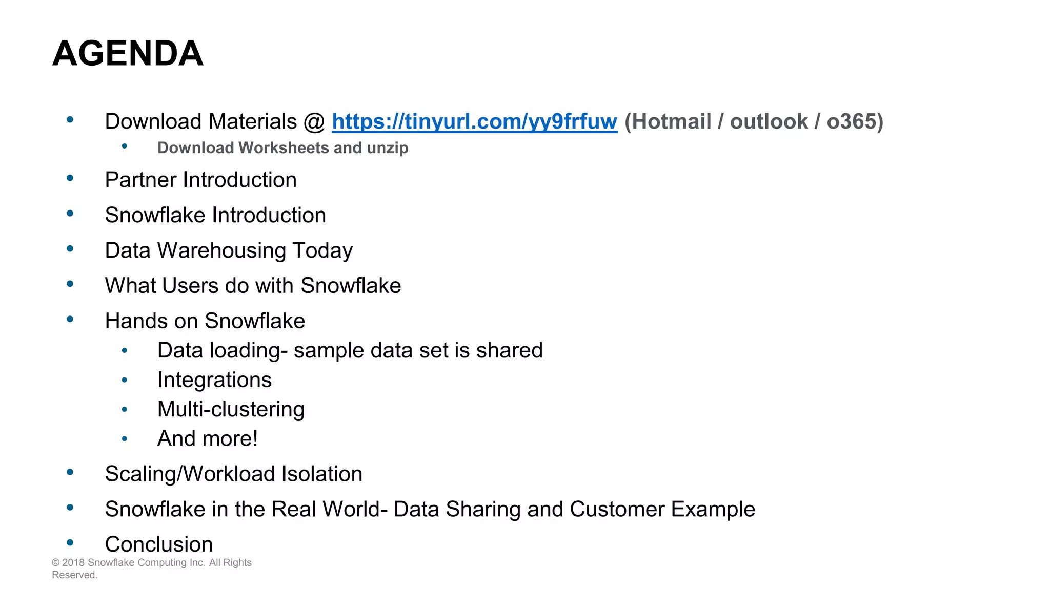 Zero to Snowflake Presentation | PPTX