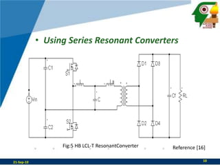 Using Series Resonant ConvertersFig:5 HB LCL-T ResonantConverterReference [16]1022-Sep-10