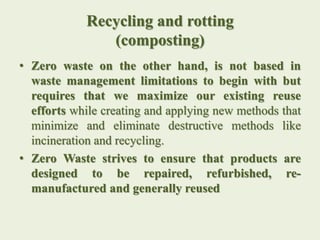 Zero Waste City | PPTX