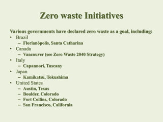 Zero Waste City | PPTX