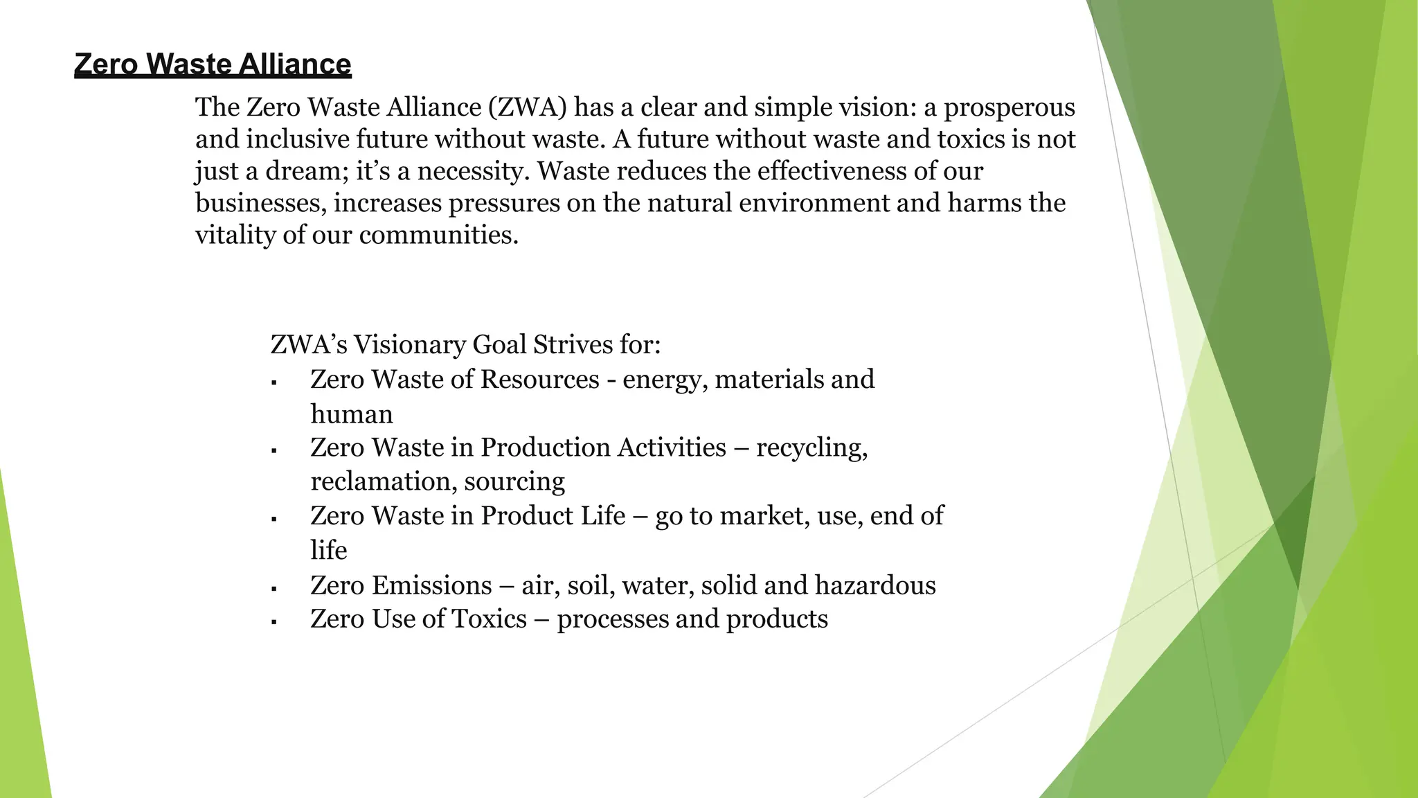 Curated visual reference: Gallery Detail: Zerowaste Rough Ppt Pptx