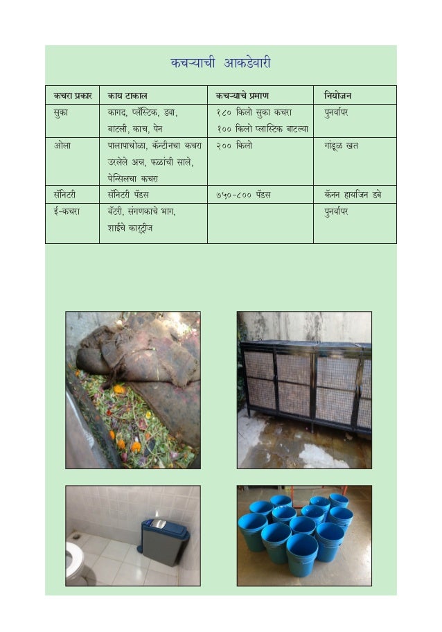 Zero waste school marathi