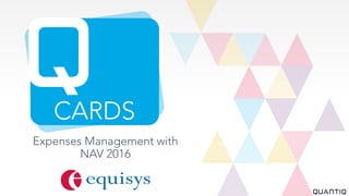 Expenses Management with
NAV 2016
 
