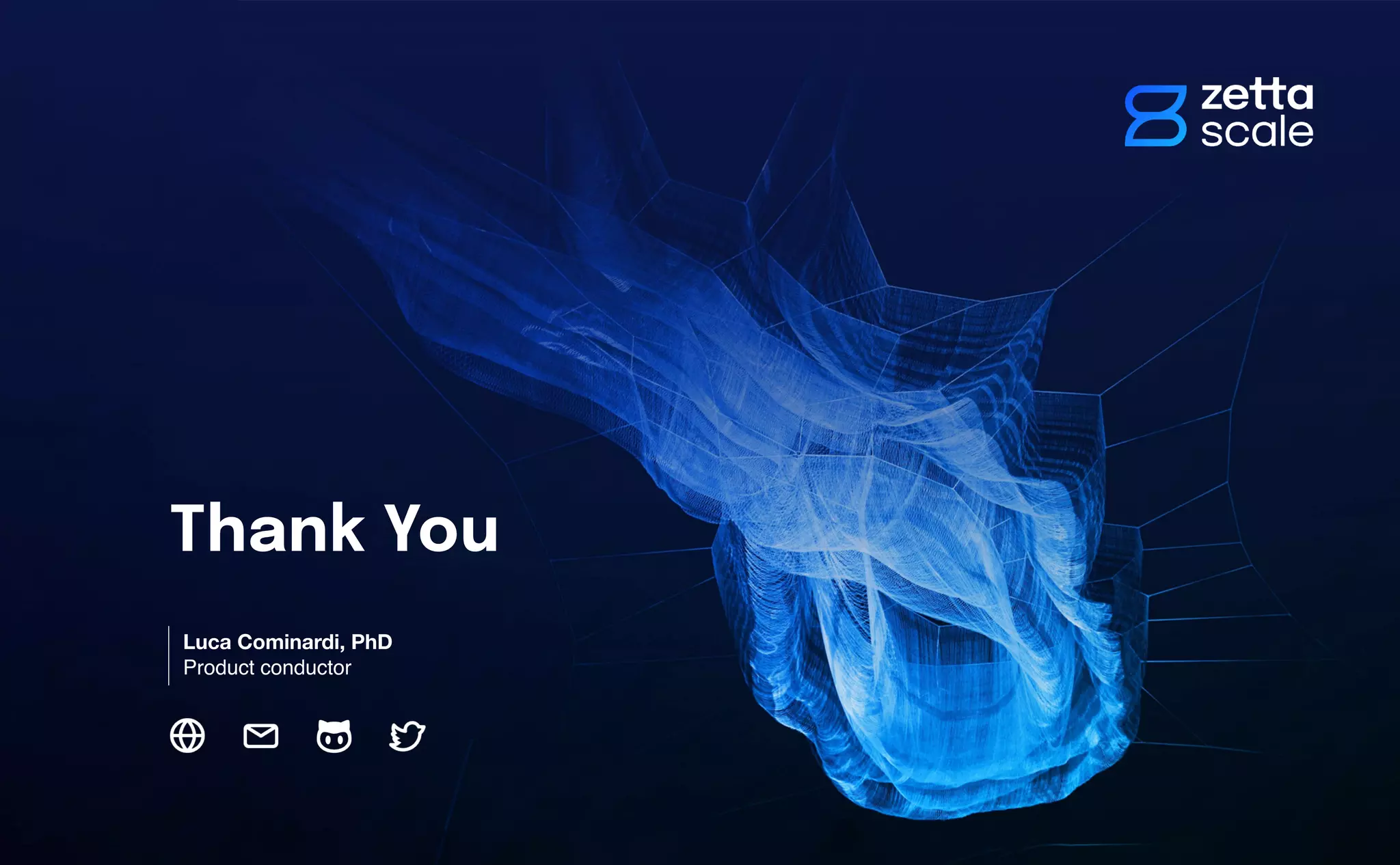 Luca Cominardi, PhD
Product conductor
Thank You
 