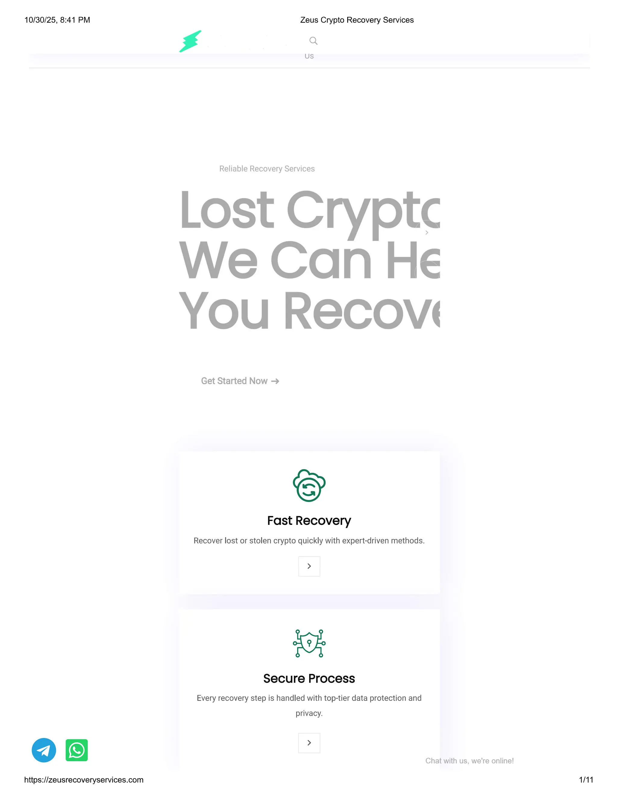 Best Crypto Recovery Company - contact Zeus Crypto Recovery Services | PDF
