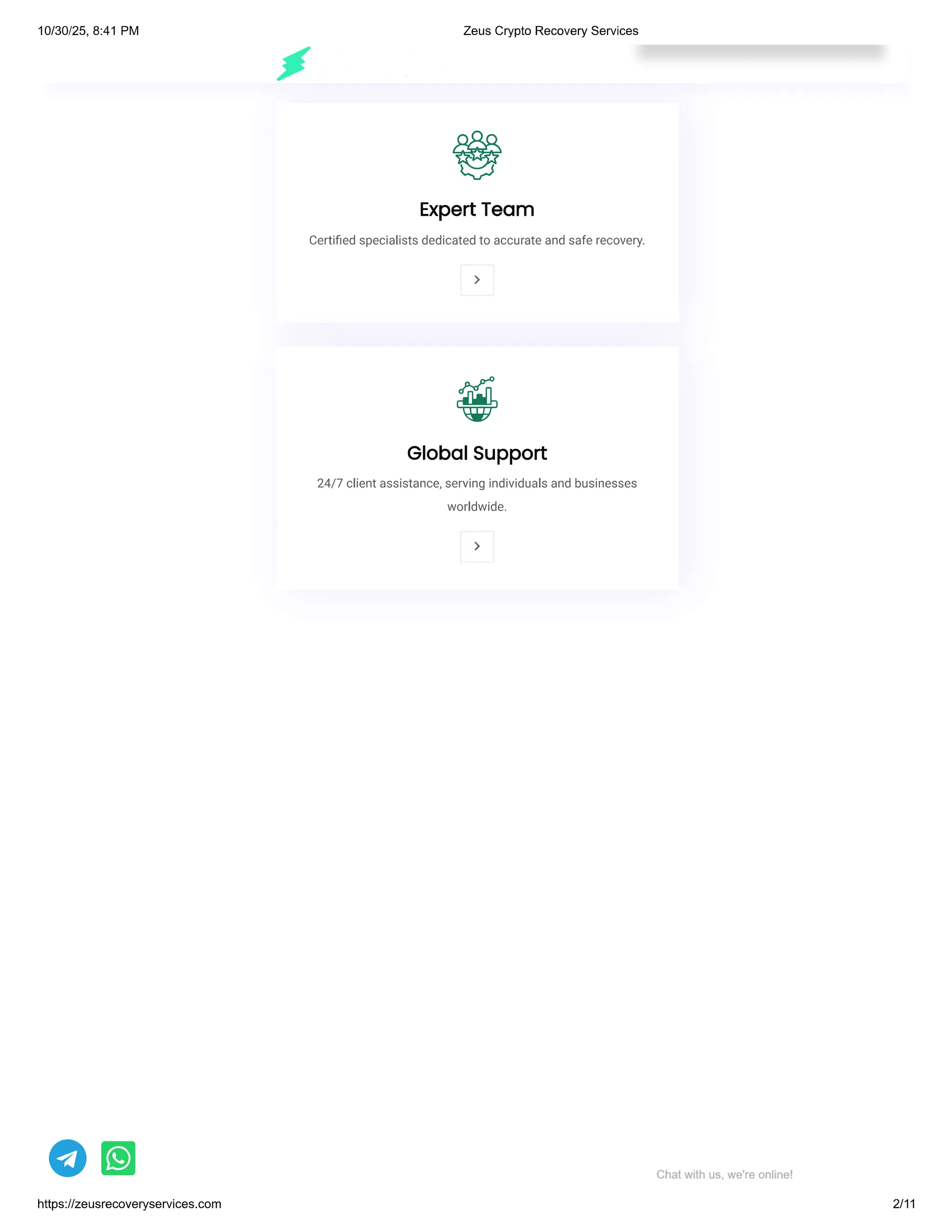 Best Crypto Recovery Company - contact Zeus Crypto Recovery Services | PDF