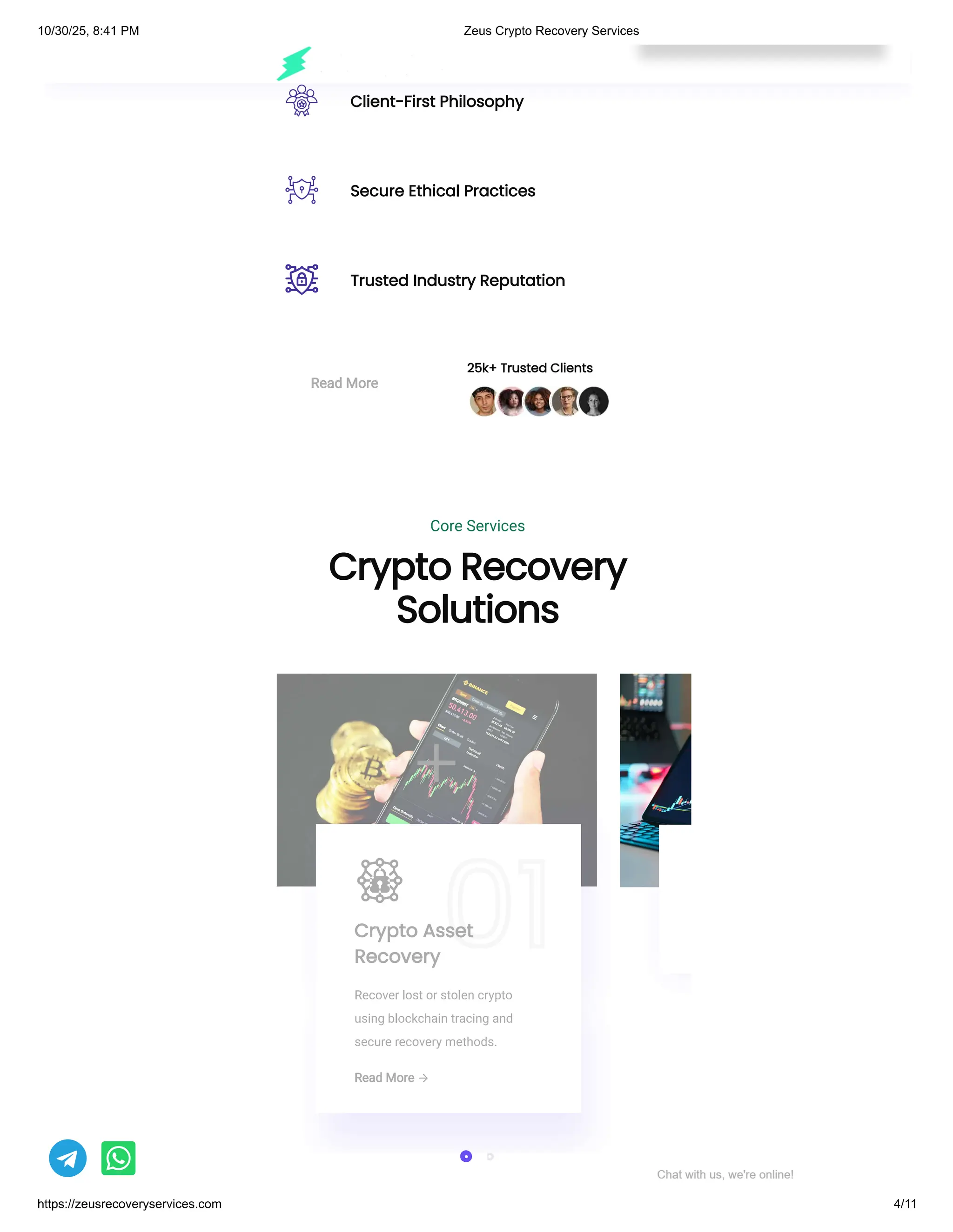 Best Crypto Recovery Company - contact Zeus Crypto Recovery Services | PDF
