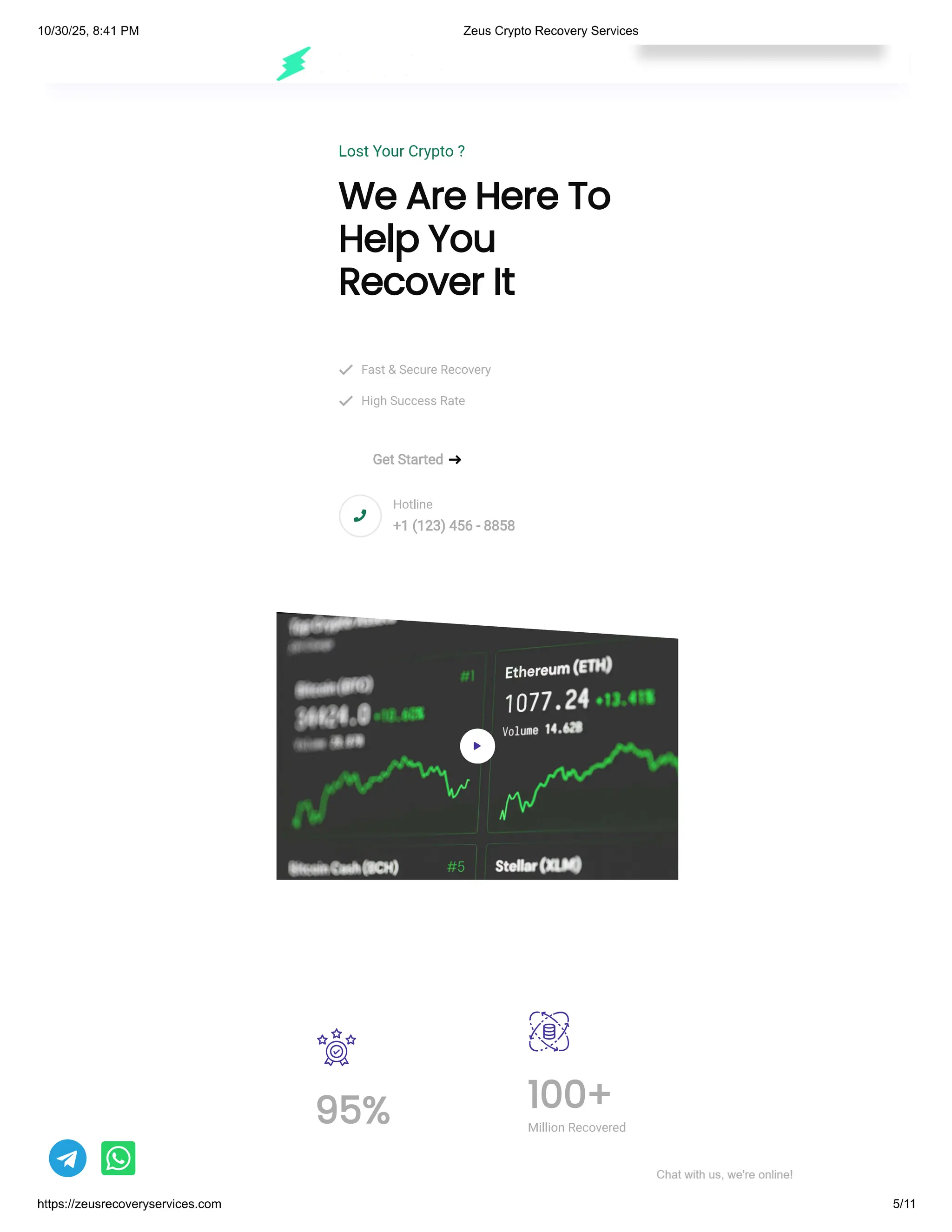 Best Crypto Recovery Company - contact Zeus Crypto Recovery Services | PDF