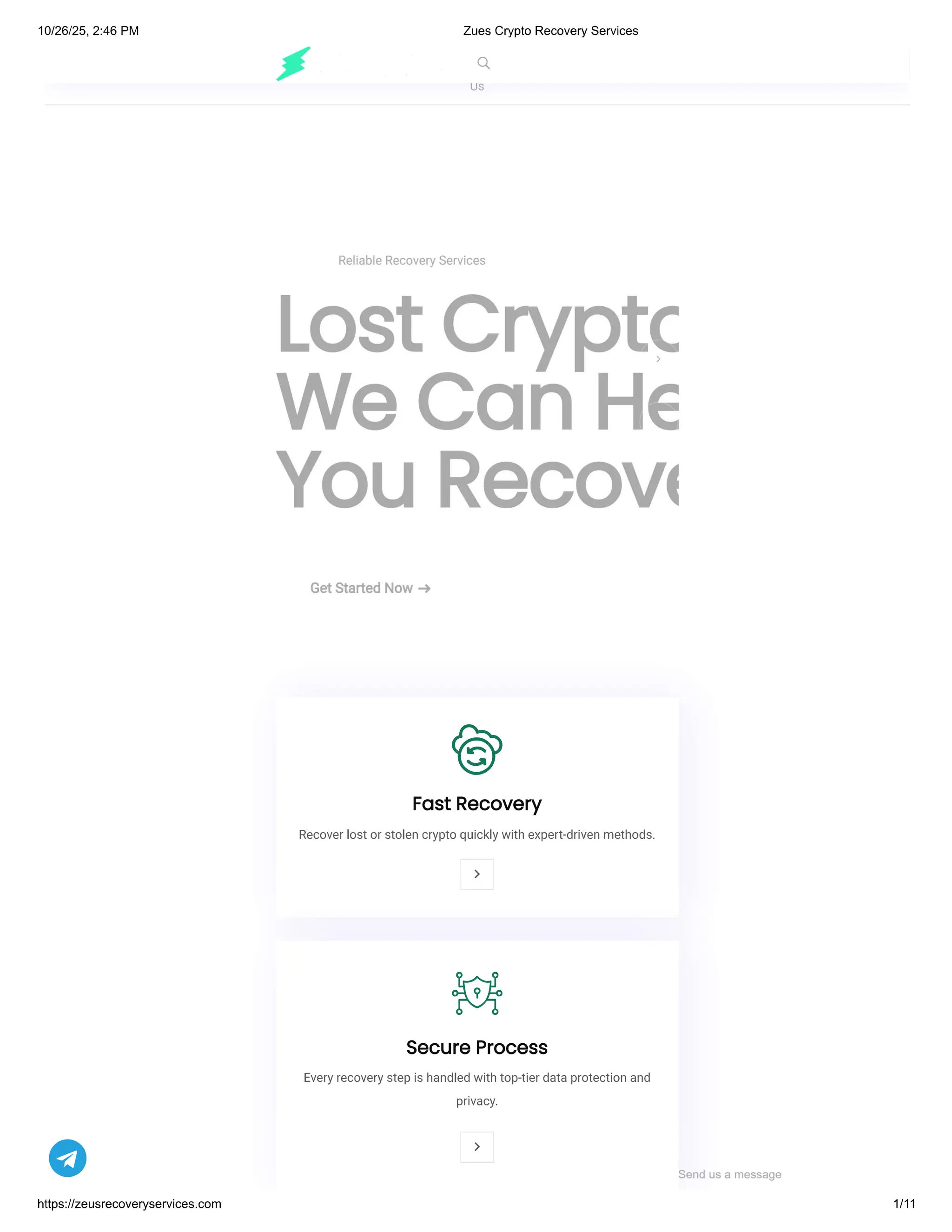 How to Recover Lost or Scammed Cryptocurrency – Visit ZEUS Crypto Recovery  Services | PDF