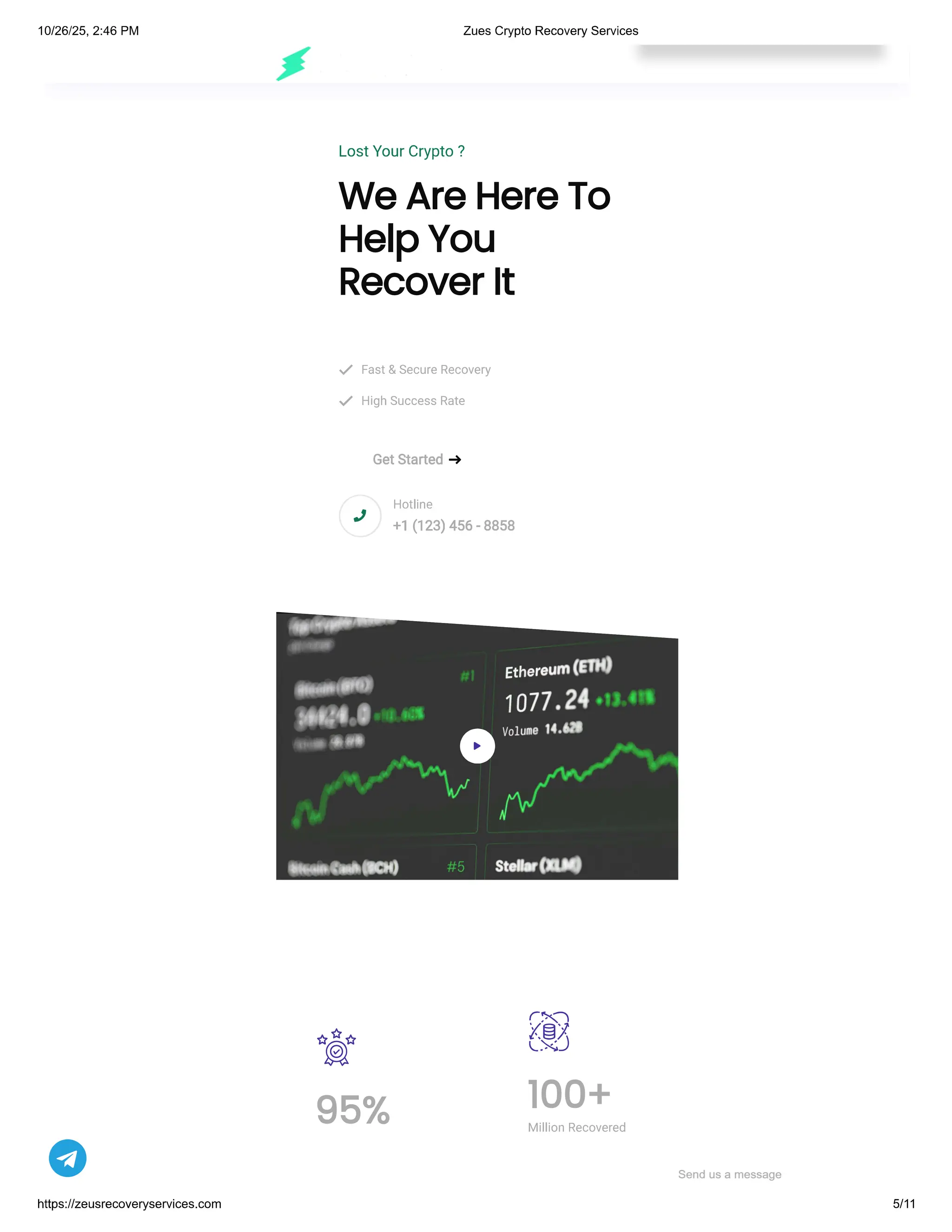 How to Recover Lost or Scammed Cryptocurrency – Visit ZEUS Crypto Recovery  Services | PDF