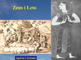 Zeus i Leto




 Apol·lo i Àrtemis
 