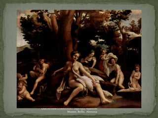 Leda no cisne CORREGGIO (1531-1532) Staatliche
                    Museen, Berlín, Alemania
 