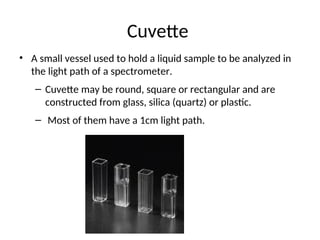 Cuvette Lab Inversion Equipment handling in medical demonstration | PPT