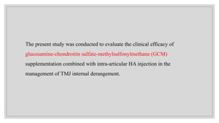 Efficacy of Glucosamine-Chondroitin-MSM with Hyaluronic Acid Injection ...