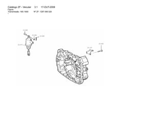 Catálogo ZF - Veicular 3.1 17-OUT-2008 
Figura 
Transmissão: 16S 1650 Nº ZF: 1297 095 020 
1 
23.060 
23.080 23.090 
23.010 
23.120 
23.200 
 