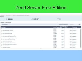 Zend Server Free Edition
 