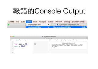 報錯的Console Output
 