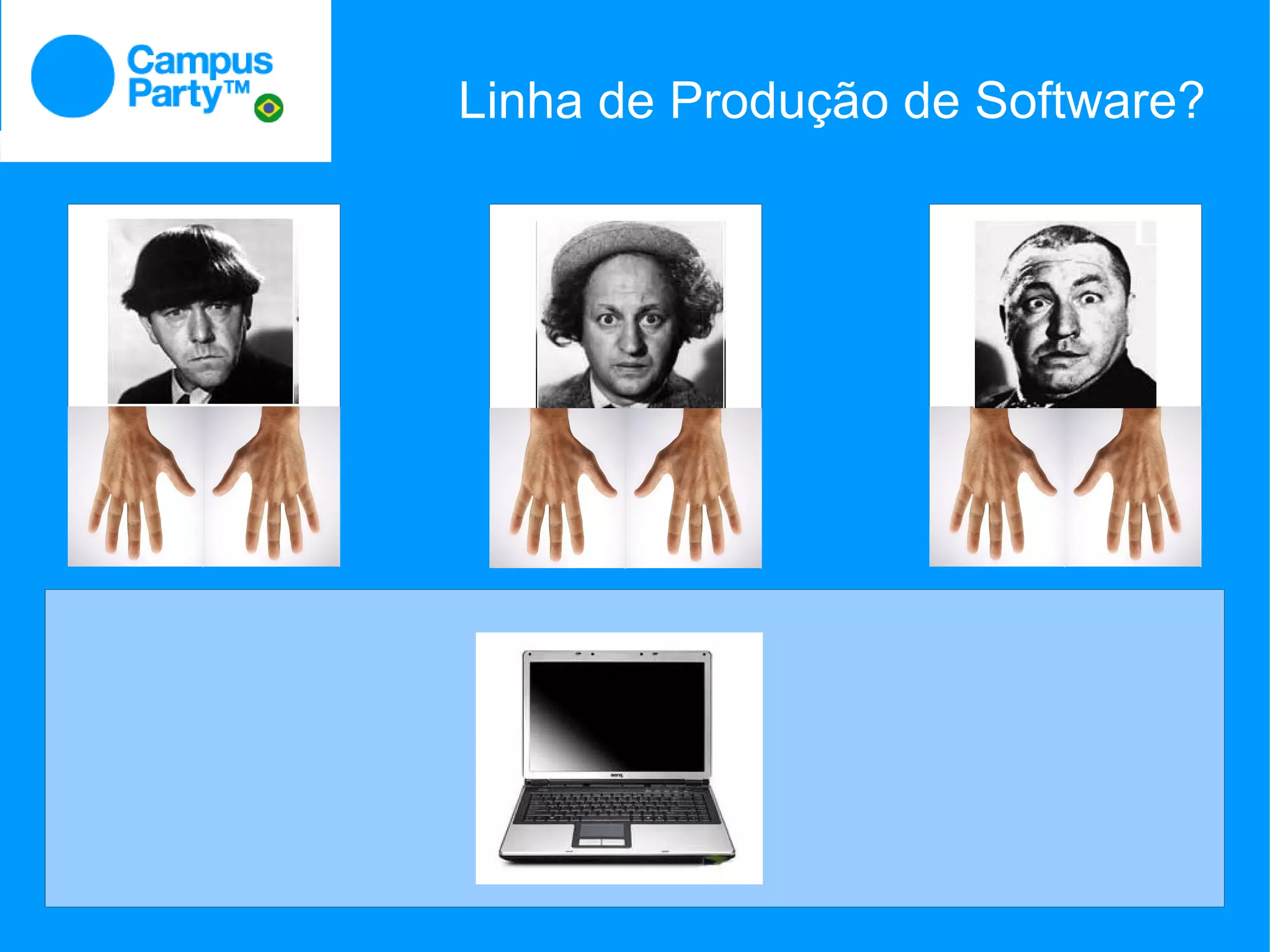 Linha de Produção de Software?
 