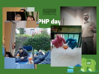 PHP day

 Nessun programmatore è stato
maltrattato durante la produzione
          di queste foto
 