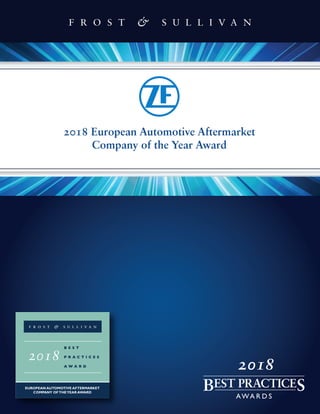 2018 European Automotive Aftermarket
Company of the Year Award
2018
 