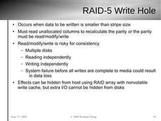 ZFS Tutorial USENIX June 2009 | PDF
