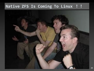Native ZFS Is Coming To Linux  ！！ 