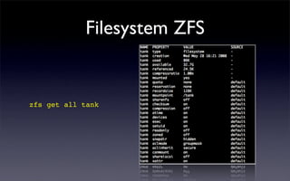ZFS - Zettabyte File System