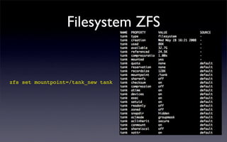 ZFS - Zettabyte File System