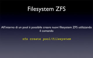 ZFS - Zettabyte File System