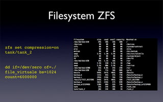 ZFS - Zettabyte File System