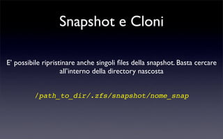 ZFS - Zettabyte File System