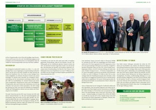 im Peru-Programm gibt es etwa 30 bis 40 Freiwillige, junge Peruane-
rinnen und Peruaner, die sich in der Umweltbildung engagieren und
in Schulen sowie den Besucherzentren von Schutzgebieten über die
Vielfalt des Amazonasregenwaldes und seiner Bewohner aufklären.
DER VEREIN ZGF
Die Zoologische Gesellschaft Frankfurt von 1858 e. V., so der voll-
ständige Name, ist ein eingetragener, als gemeinnützig anerkannter
Verein. Sitz der ZGF ist seit jeher Frankfurt am Main und dort die
Räume des Frankfurter Zoos. Der Verein in seiner heutigen Form
wurde maßgeblich von Professor Bernhard Grzimek und seinem
Nachfolger Dr. Richard Faust entwickelt, die strategische Weiter-
entwicklung und die internationale Ausrichtung wurden ab dem
Jahr 2000 von Geschäftsführer Dr. Christof Schenck und seinem
Team vorangetrieben. Aktuell hat der Verein rund 3.640 Mitglieder,
Privatpersonen, aber auch Firmen oder Institutionen, die uns eng
verbunden sind und unsere Arbeit unterstützen. Die ZGF verfolgt
laut Satzung zwei Ziele: zum einen die Erhaltung von biologischer
Vielfalt und Wildnisgebieten weltweit und zum anderen die Förde-
rung des Zoos Frankfurt.
Wie jeder Verein hat auch die ZGF einen Vorstand. Seit 2001 steht
diesem Gerhard Kittscher vor. Alle acht Vorstandsmitglieder sind
ehrenamtlich tätig und werden auf drei Jahre gewählt. Der Vor-
stand beschließt über das vom Geschäftsführer vorgelegte Jahres-
programm, den Haushalt und die Vermögensverwaltung. Die Mit-
gliederversammlung wiederum wählt und entlastet den Vorstand
und kann Satzungsänderungen beschließen.
SCHWESTERN UND TÖCHTER DER ZGF
Unmittelbar an der Seite der ZGF steht unsere 2001 in Frankfurt
gegründete Förderstiftung „Hilfe für die bedrohte Tierwelt“. Die
Stiftung geht auf ein Sonderkonto gleichen Namens zurück, das
1961 von Bernhard Grzimek eingerichtet worden war und auf das
über viele Jahrzehnte die Spenden und Nachlässe zahlreicher Zu-
schauer seiner Fernsehsendung „Ein Platz für Tiere“ flossen. Diese
Stiftung hat heute einen Kapitalstock von rund 57 Millionen Euro.
Sie fördert mit den Erträgen aus diesem Kapital ausschließlich die
Naturschutzarbeit der ZGF.
Unter ähnlichem Namen (Grzimek‘s Help for Threatened Wildlife
Inc.) gründete die ZGF 2007 eine unabhängige Non-Profit-Organi-
sation in den USA. Diese sogenannte 501(c)(3)-Organisation, was in
etwa einer gemeinnützigen Stiftung bei uns entspricht, ermöglicht es
Spendern und großen Gebern aus den USA, unsere Projekte steuer-
begünstigt zu fördern. Seit 2012 wird diese Stiftung, die mittlerweile
unter Frankfurt Zoological Society – US firmiert, hauptamtlich von
Dr. Peyton West geführt und hat sich mit Spenden und Drittmitteln
in Höhe von rund 2,5 Millionen US-Dollar im Jahr 2014 zu einer
wichtigen Säule der Projektfinanzierung der ZGF entwickelt. „Dank
eines Kreises von engagierten Freunden der ZGF in Amerika kommt
mittlerweile ein signifikanter Teil unserer Förderung besonders für
die afrikanischen Projekte von amerikanischen Gebern“, erläutert die
Biologin Peyton West.
Auch in Südamerika hat die Zoologische Gesellschaft mittlerweile
eine Dependance, denn das große Programm zum Schutz des Re-
genwaldes in der Manu-Region und der Lebensräume am Ostabhang
der Anden benötigt vor Ort die Basis einer peruanischen Organi-
sation. Der gemeinnützige Verein Ayuda para Vida Silvestre Ame-
nazada – Sociedad Zoológica de Francfort Perú (AVISA SZF PERÚ)
ist seit 2002 der Arm der ZGF in Peru. Darüber hinaus ist die ZGF
als nationale Non-Profit-Organisation in Äthiopien, Tansania, Sim-
babwe und bald auch Indonesien registriert.
UNTERSTÜTZENDE STIFTUNGEN
Eine Reihe weiterer Stiftungen unterstützt die Arbeit der ZGF
direkt und ausschließlich oder indirekt. Die Münchner Eleonore-
Beck Stiftung beispielsweise fördert laut ihrer Satzung ausschließlich
die ZGF und ist zu einer wichtigen Säule unserer Arbeit geworden.
Darüber hinaus gibt es selbständige und unselbständige Stiftungen
unter dem Dach unserer Stiftung „Hilfe für die bedrohte Tierwelt“,
etwa die Johanna Samel Stiftung oder die Stiftung Vogelschutz in
Feuchtgebieten. Für kleine, unselbstständige Stiftungen ist es eine
durchaus attraktive Möglichkeit, unter dem Dach der Stiftung „Hilfe
für die bedrohte Tierwelt“ zu firmieren und die Erträgnisse wiede-
rum in die Arbeit der ZGF auszuschütten. Auf diese Weise kann ein
Stifter oder eine Stifterin den eigenen Namen weitertragen und ef-
fektiv Naturschutzarbeit fördern, ohne einen Verwaltungsaufwand
für die eigene Stiftung zu haben.
Der aktuelle ZGF Vorstand (v.l.n.r): Prof. Dr. Dr. h. c. Volker Mosbrugger, Prinzessin Alexandra von Hannover, Hans Joachim Suchan, Gerhard Kittscher,
Prof. Dr. Manfred Niekisch, Renate von Metzler, Gerold Dieke, Dr. Thomas Kantenwein.
Mehr als 300 Männer und Frauen der verschiedensten Nationalitäten
arbeiten in 18 verschiedenen Ländern für die ZGF.
STRUKTUR DER ZOOLOGISCHEN GESELLSCHAFT FRANKFURT
FRANKFURT
ZOOLOGICAL SOCIETY – US
Geschäftsstelle in
Washington, USA
VORSTAND (ehrenamtlich)
ELEONORE-
BECK
STIFTUNG
STIFTUNGSRAT (ehrenamtlich)
FÖRDERSTIFTUNG
HILFE FÜR DIE
BEDROHTE TIERWELT
JOHANNA SAMEL-STIFTUNG
STIFTUNG VOGELSCHUTZ
IN FEUCHTGEBIETEN
ZOOLOGISCHE GESELLSCHAFT
FRANKFURT VON 1858 E. V.
Geschäftsstelle in Frankfurt am Main
AVISA SZF PERÚ FZS, TANZANIA
FZS, ZIMBABWE
FZS, ETHIOPIA
VORSTAND (ehrenamtlich)
MITGLIEDERVERSAMMLUNG
FZS, INDONESIA
FOLGEN SIE DER ZGF ONLINE
Ú www.zgf.de
Ú www.facebook.com/Frankfurt.Zoological.Society
Ú twitter.com/FZS_Frankfurt
Ú www.youtube.com/user/PresseZGF
1514 ZGF GORILLA | AUSGABE 2/2014ZGF GORILLA | AUSGABE 2/2014
SCHWERPUNKTTHEMA | DIE ZGF SCHWERPUNKTTHEMA | DIE ZGF
 