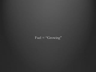Fuel = “Growing”
 
